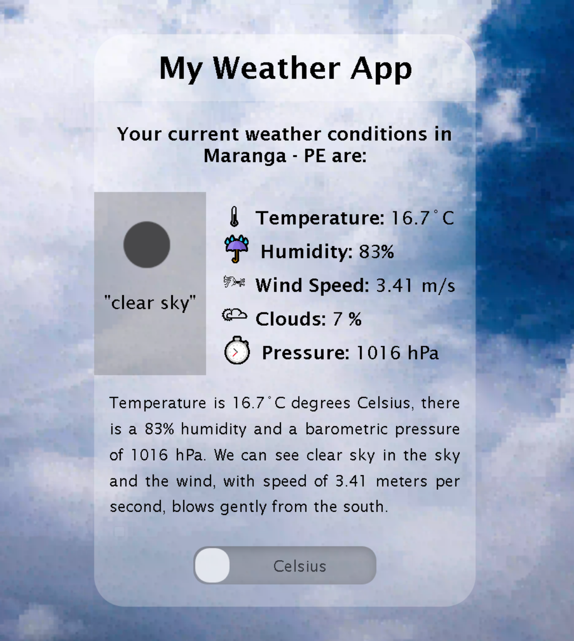 Weather app